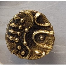 INDIA 1650 - 1750C . ONE 1 FANAM . GOLD COIN
